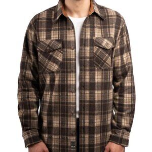 Jachs Men's Flannel Shirt Heavyweight Plaid Size S